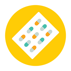 Medications illustrated icon